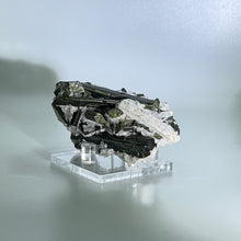 Load image into Gallery viewer, Epidote In Quartz, from Capelinha, MG Brazil
