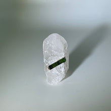 Load image into Gallery viewer, Clear Quartz with Green Tourmaline
