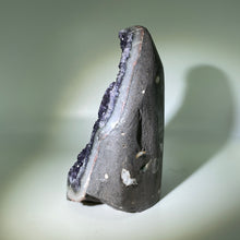 Load image into Gallery viewer, Black Galaxy Amethyst with Stalactite Brazil
