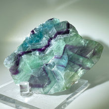 Load image into Gallery viewer, Rainbow Fluorite Crystal Slab
