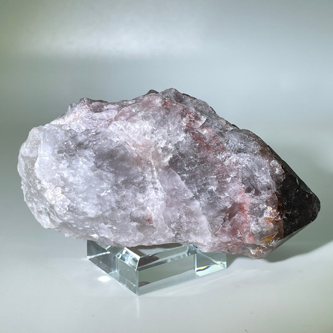 Super 8 with Citrine and Prasiollite Brazil