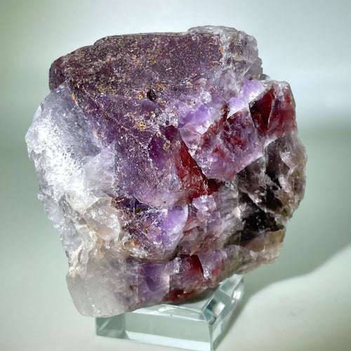 Super 8 with Citrine and Prasiollite Brazil