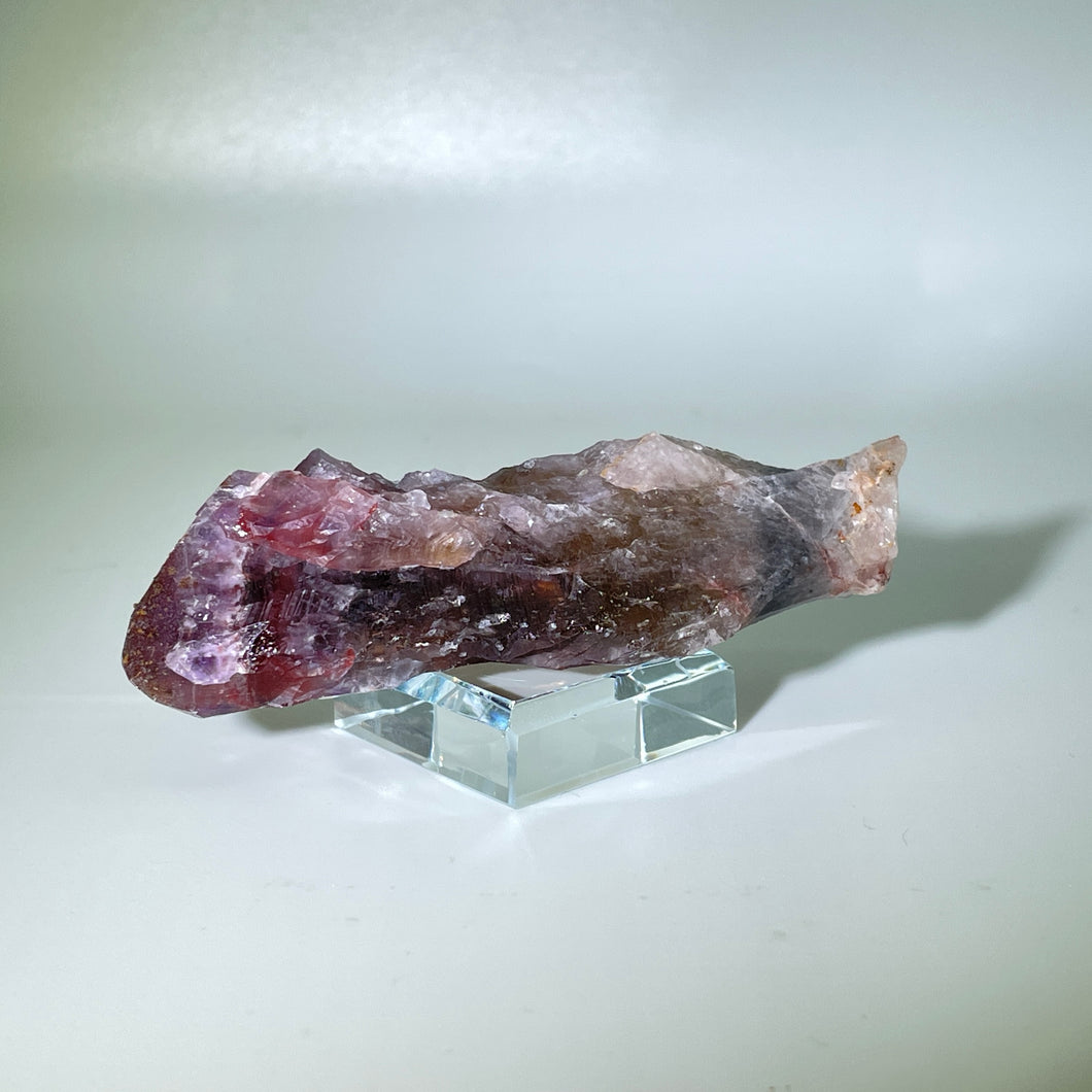 Super 8 with Citrine and Prasiollite Brazil