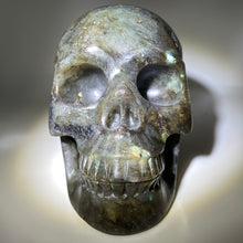 Load image into Gallery viewer, 5&quot; Labradorite Carved Crystal Skull
