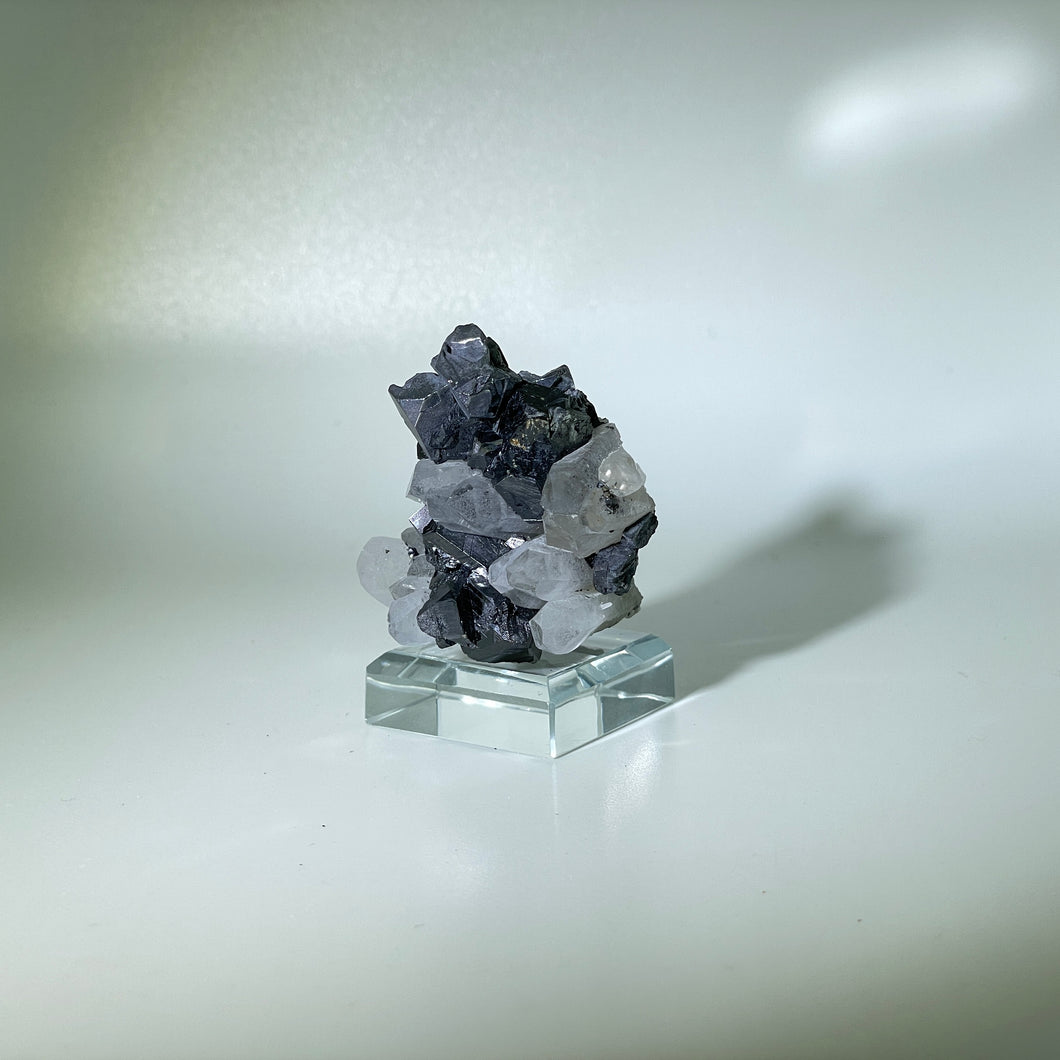 Fine Quartz Specimen with Galena, Sphalerite and Chalcopyrite Bulgaria