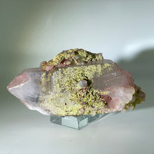 Load image into Gallery viewer, Epidote and Pedmontite-covered-Quartz South Africa
