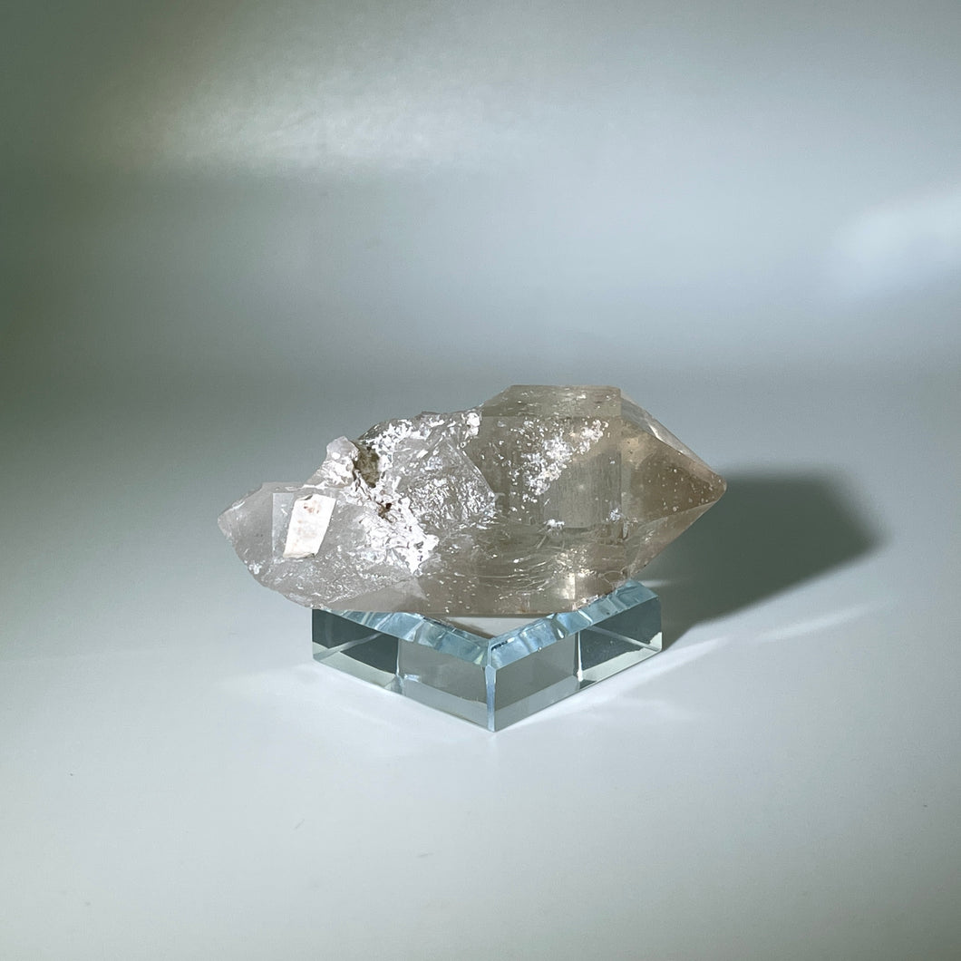 Indicolite Citrine Included Quartz Brazil