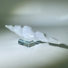 Load image into Gallery viewer, Selenite Twist Wand Morocco
