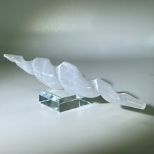 Load image into Gallery viewer, Selenite Twist Wand Morocco

