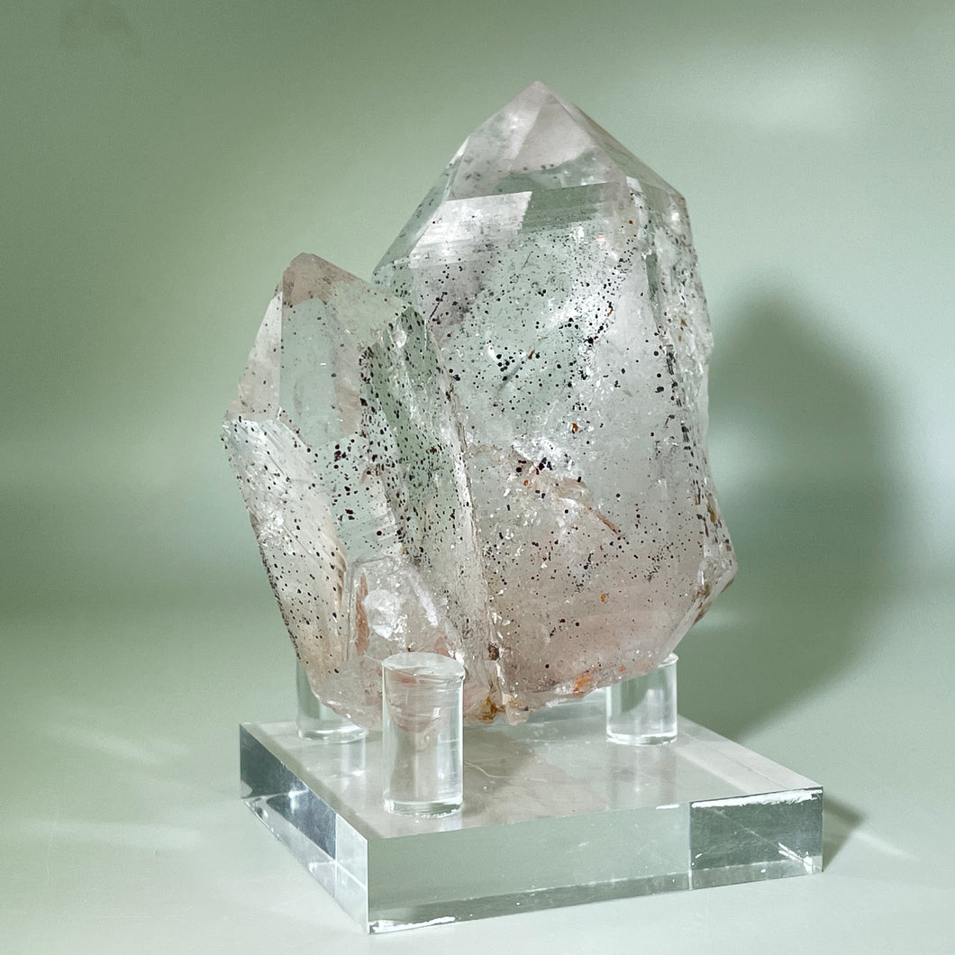 Starbrary Crystal with Hematite and Sidecar