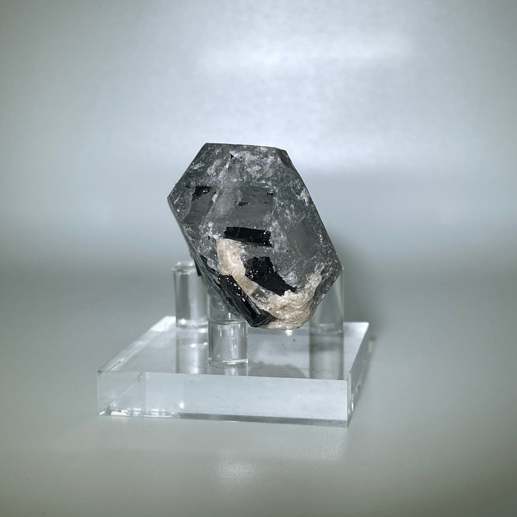 Indicolite Quartz Crystal