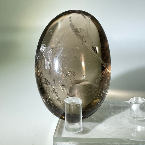 Smoky Quartz Palm Stone