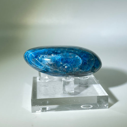 Blue Apatite Palm Stone