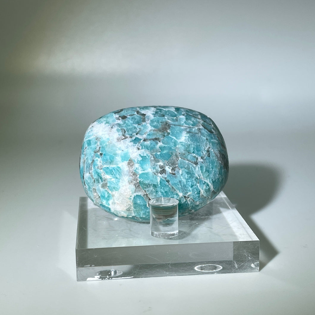 Amazonite Palm Stone
